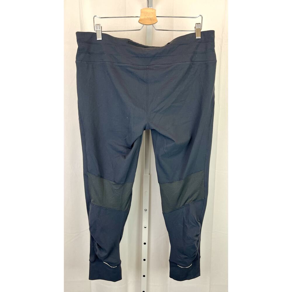 ATHLETA  2X Plus Relay Tights 903959 Reflective Mesh Panel Reflective Dark Gray - Picture 2 of 9